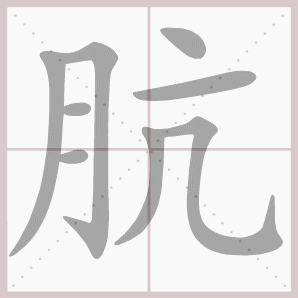 肮的笔顺,肮字笔顺